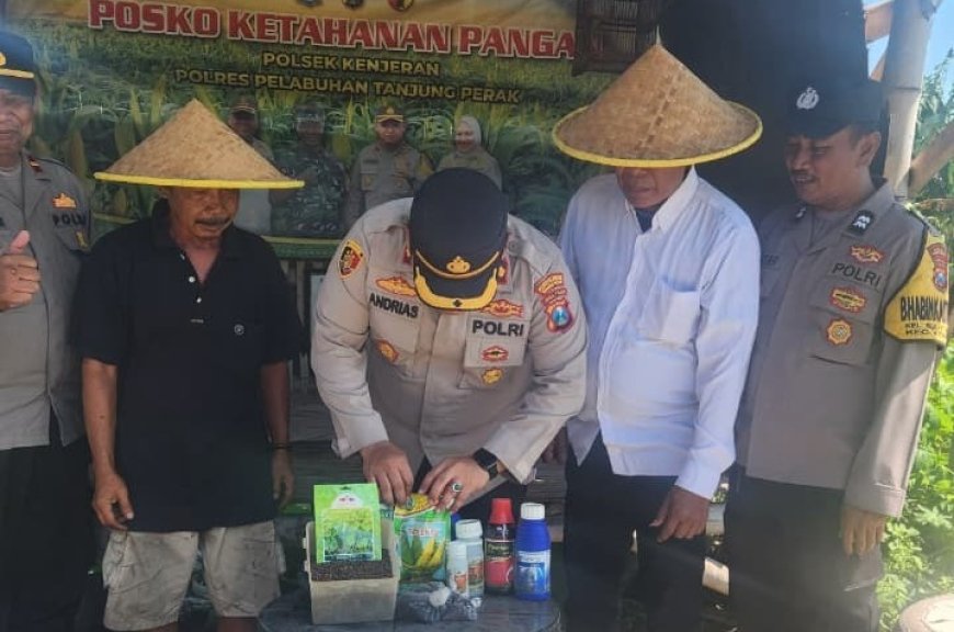 Polres Pelabuhan Tanjungperak Salurkan Bantuan Tepat Sasaran untuk Kelompok Tani